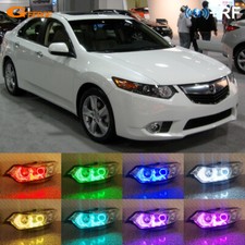 For Acura Tsx Cu2 Multi Color Rgb Led Angel Eyes Kit Halo Rings Bluetooth App