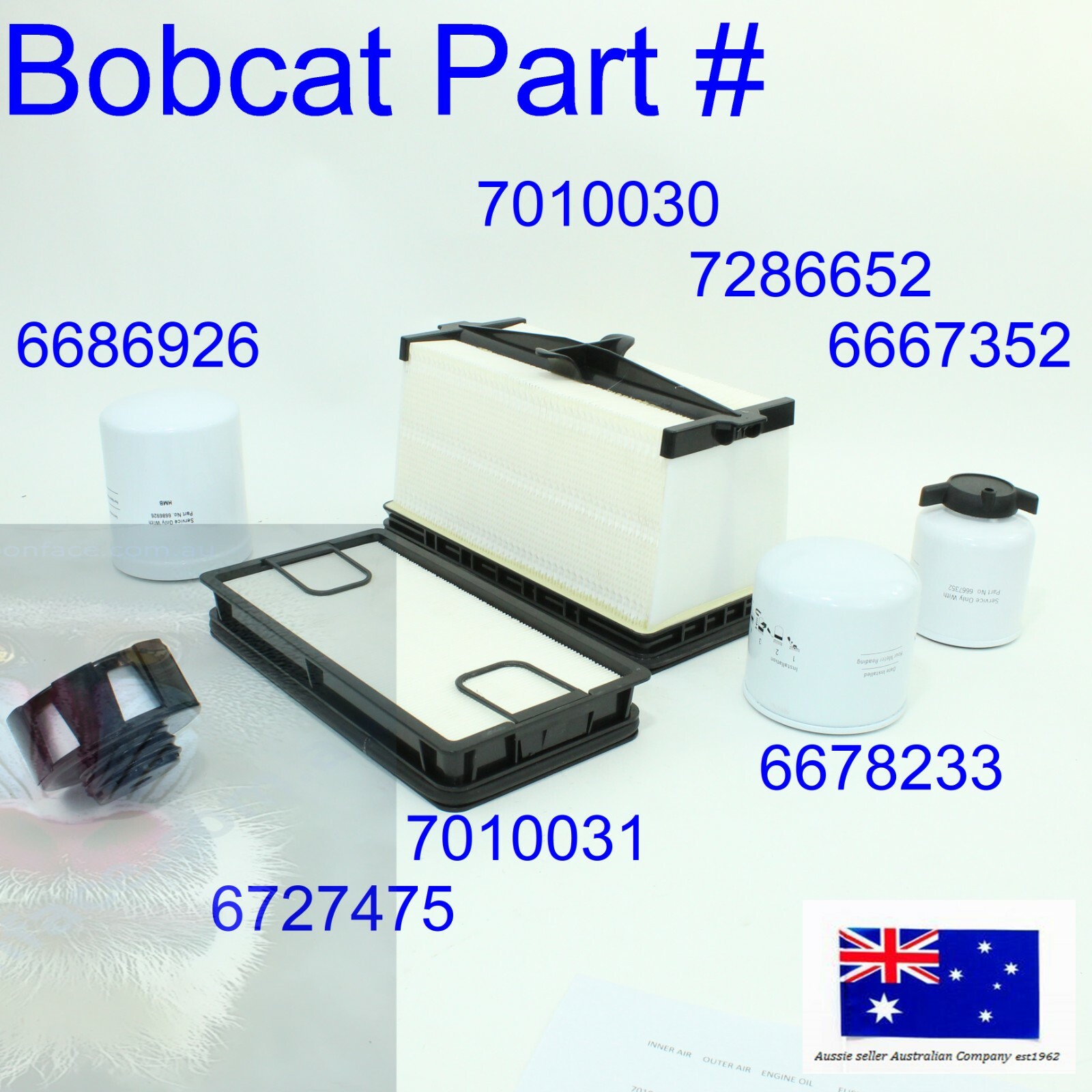 Bobcat Filter Service Kit Oil Air Hydraulic T750 T770 T870 7286652