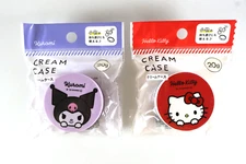 Sanrio Hello Kitty Kuromi CREAM CASE  20g accessory case daiso kawaii Japan