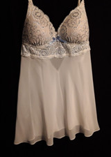 Babydoll Lingerie Slip M Linea Donatella Padded Cups Lace