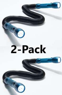 2-Pack BrightEase Flexible Multi-Position Bendable LED Work Light - Blue  V39551