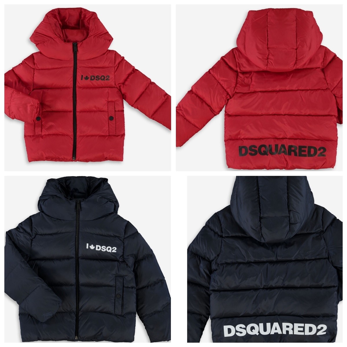 Dsquared2 Kids Boys & Girls Puffer Coat Jacket Duck Down Size 10
