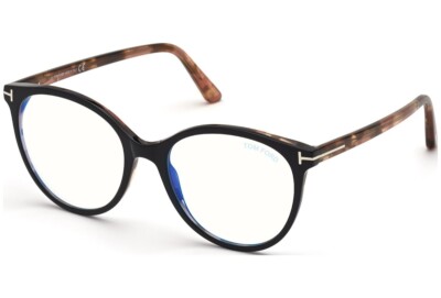 Tom Ford Brille TF 5742 -B 005 schwarz Brille Rahmen blau Steuerobjektiv 53-18