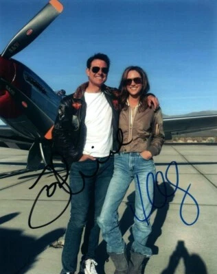 TOP GUN SIGNED PHOTO AUTOGRAPH TOM CRUISE JENNIFER CONNELLY 8.5X11 REPRINT