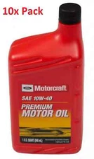 10 Quarts Set Pack Premium Engine Motor Oil Motorcraft XO10W40QP For Ford