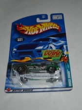 HOT WHEELS 2002 SPARES 'N STRIKES SERIES 3 OF 4 -  RODGER DODGER METALLIC GREEN