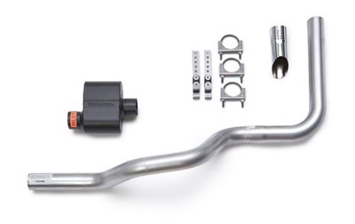 99-06 Chevy Silverado Truck 3'' Single Exhaust Kit Flowmaster Super 10 Chrome Tip