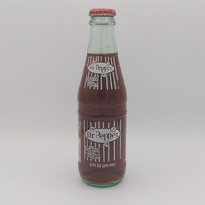 Dr. Pepper Soda Bottle Full 8 oz 10 2 4 Imperial Sugar No Refill 2012 Plano. TX