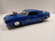 HTF Maisto 1969 PONTIAC FIREBIRD Pro Rodz 1:24 Blue Diecast - Please Read