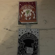 Christmas Die Cut Holy Holiday Scrapbooking Crafts