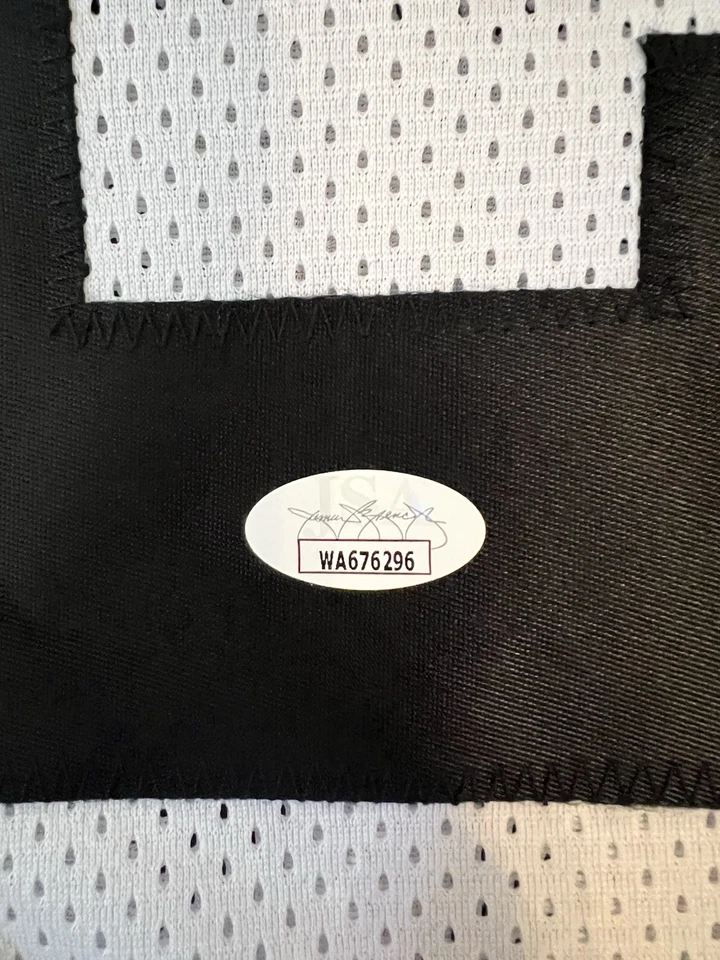 Camiseta deportiva firmada por Eli Apple de los Bengals blancos autenticación JSA Foto 3 de 4