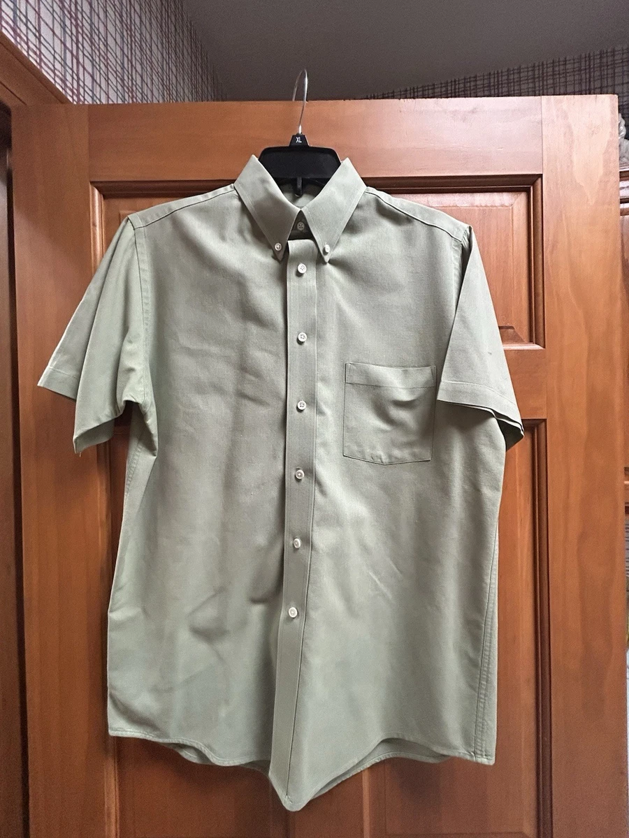 sage green men's dress shirt short sleeve Solid Shirts for Men for sale sage green shirt outfit men