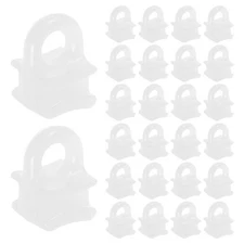  200pcs Curtain Track Rail Gliders - Plastic Pulley Hanging Hooks - Window Track