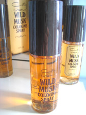 🎁1980s Vintage Pfizer 1.8 oz Coty Wild Musk cologne spray perfume