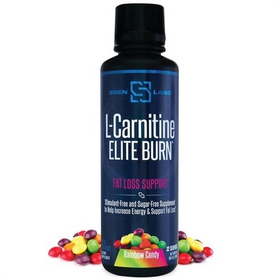 SIRENLABS L-Carnitine Elite Burn Liquid Keto Fat Burner and Metabolism Activator