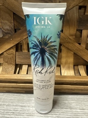 IGK Rich Kid Coconut Oil Air Dry Styler  - 5 oz Oil