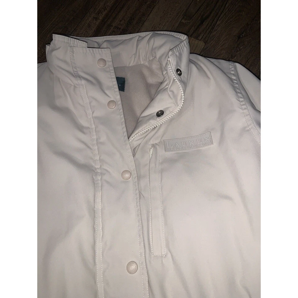 Chaqueta Parka Vintage Lauren Ralph Lauren Crema Foto 2 de 4