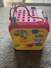 VTech 80505050 Ultimate Alphabet Activity Cube Pink Learning Toy Only A Few Cube