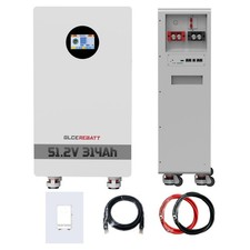 16.07kWh 48V 314AH LiFePO4 Battery Vertical Standing Solar Backup UPS