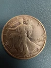 1943 Walking Liberty Half Dollar 90% Silver Very Good to Fine  #3569