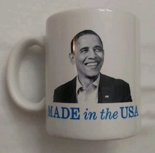 Barack Obama Made In The USA Birth Certificate 11oz mug - Printed Ceramic Coffee