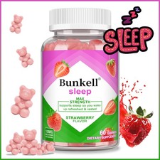 Natural Calming Sleep Gummies - Supports Relaxation  Healthy Sleep Routine