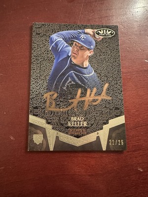 2019 Topps Tier One Break Out Bronze Ink /25 Brad Keller #BA-BKE Rookie Auto RC