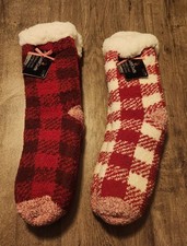Cuddl Duds Sherpa Lined Lounge Socks Set Of 2