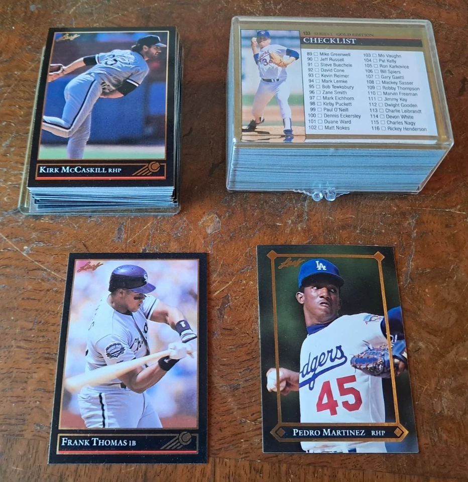 1992 Leaf Baseball Black Gold Series 1 & 2 SINGLES Complete Your Set! - Image 2 of 2