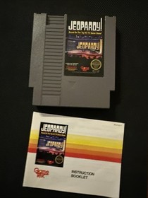 Jeopardy (Nintendo Entertainment System, 1987) NES Box & Manual Used Tested