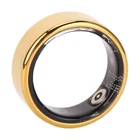 Smart Ring Fitness Tracker Thin Lightweight IP68 Water Proof Gold Wearable Smart