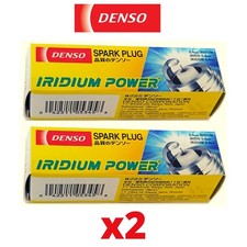 2x Denso Iridium Spark Plugs for YAMAHA RD 400 76->80 Iridium Power