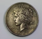 New Listing1921 Peace Dollar in VF Condition