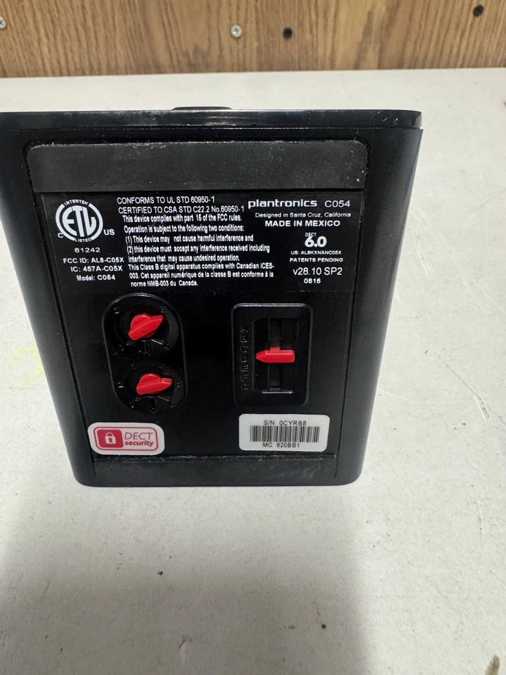 Auriculares inalámbricos Plantronics CS540 + Base C054 - Sin probar - Foto 2 de 4