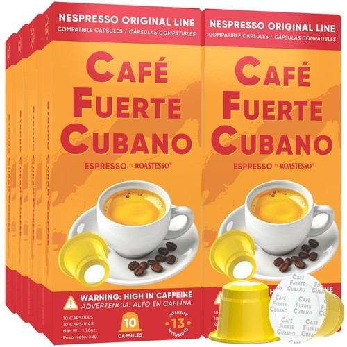 , Espresso Pods, Nespresso Capsules Compatible with OriginalLine Machines, St...