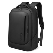 Laptop Backpack for Men with USB Charging Port Water-Resistant 15.6 inch Black