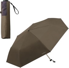 Wpc UV Protection Parasol for Sun Rain SiNCA MINI Brown Color 50cm 190g