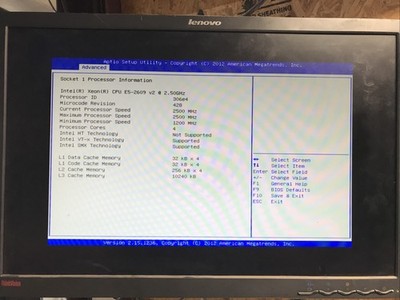 Cisco UCS M3 Server 2x Intel Xeon E5-2609 2.50GHz 64GB RAM No HDD Boots to BIOS