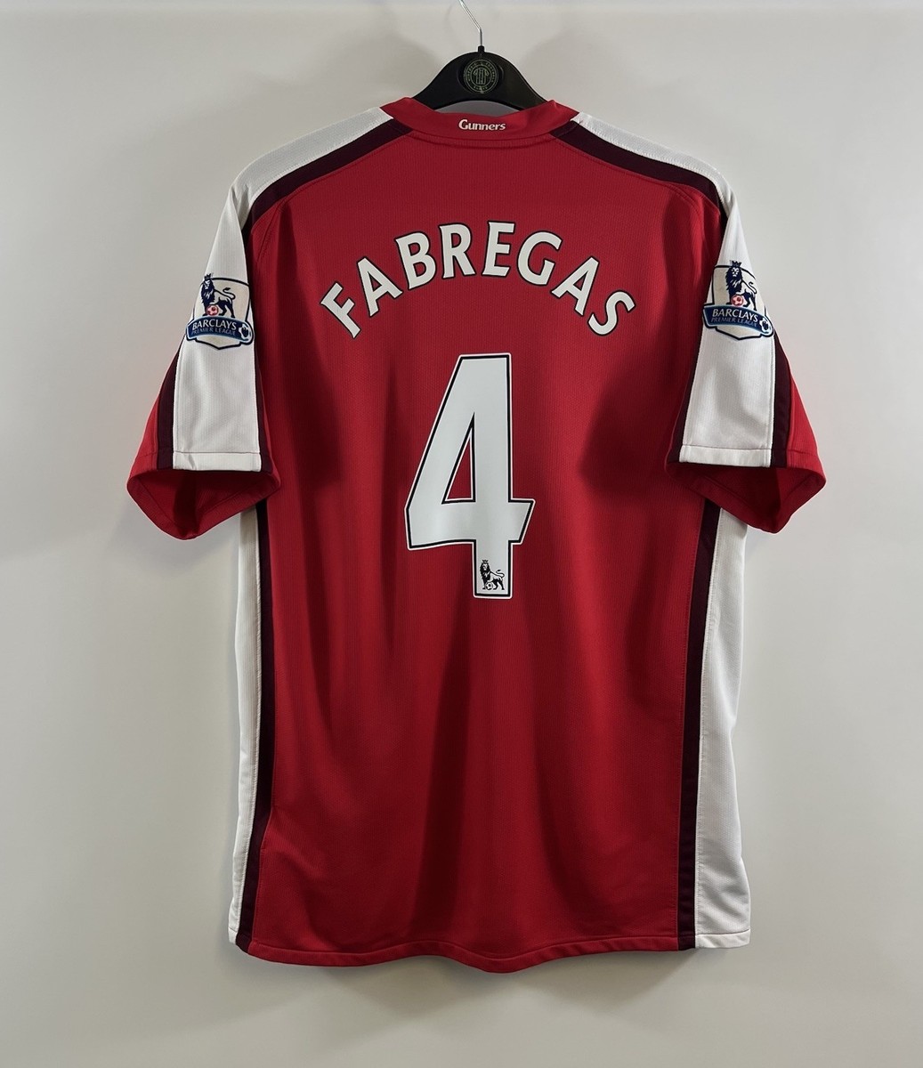 アーセナル Nike シャツ FABREGAS 4 選手支給品 Arsenal Fabregas 4 Home Football Shirt 2008/10 Adults Large Nike