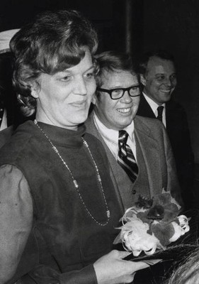 Billy Carter's wife Billy Carter at Inaugeral Gala for President J- Old Photo