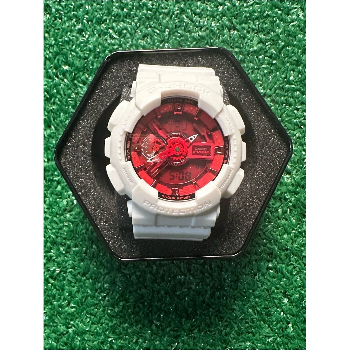 ✨希少✨CASIO G-SHOCK G-8100ホワイト✨バックライト✨赤✨ Casio white G-Shock — white and red | eBay