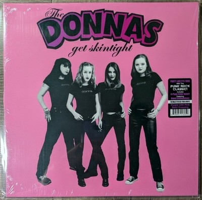 The Donnas Get Skintight on limited edition Purple & Pink Swirl vinyl