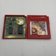 Pokemon Red Version Nintendo Gameboy UK PAL Genuine New Battery 