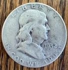 1952 P BEN FRANKLIN HALF DOLLAR - 90% SILVER - NICE DETAIL - ESTATE FIND