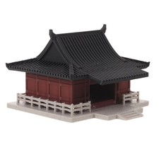 Mini Pagoda Statue: Miniature Japanese Pavilion Model - Figurines