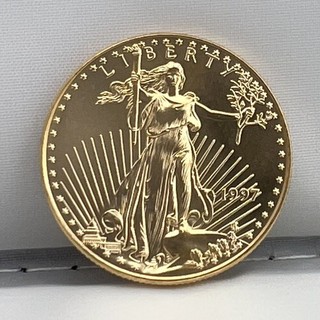 1997 $25 Twenty Five Dollar American 1/2 oz Fine Gold Eagle Coin