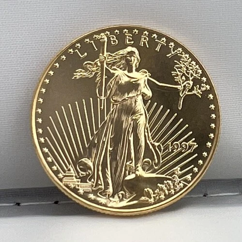 1997 $25 Twenty Five Dollar American 1/2 oz Fine Gold Eagle Coin
