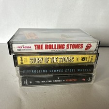 The Rolling Stones Cassette Tapes Lot Stripped Undercover Steel Wheels Story Of