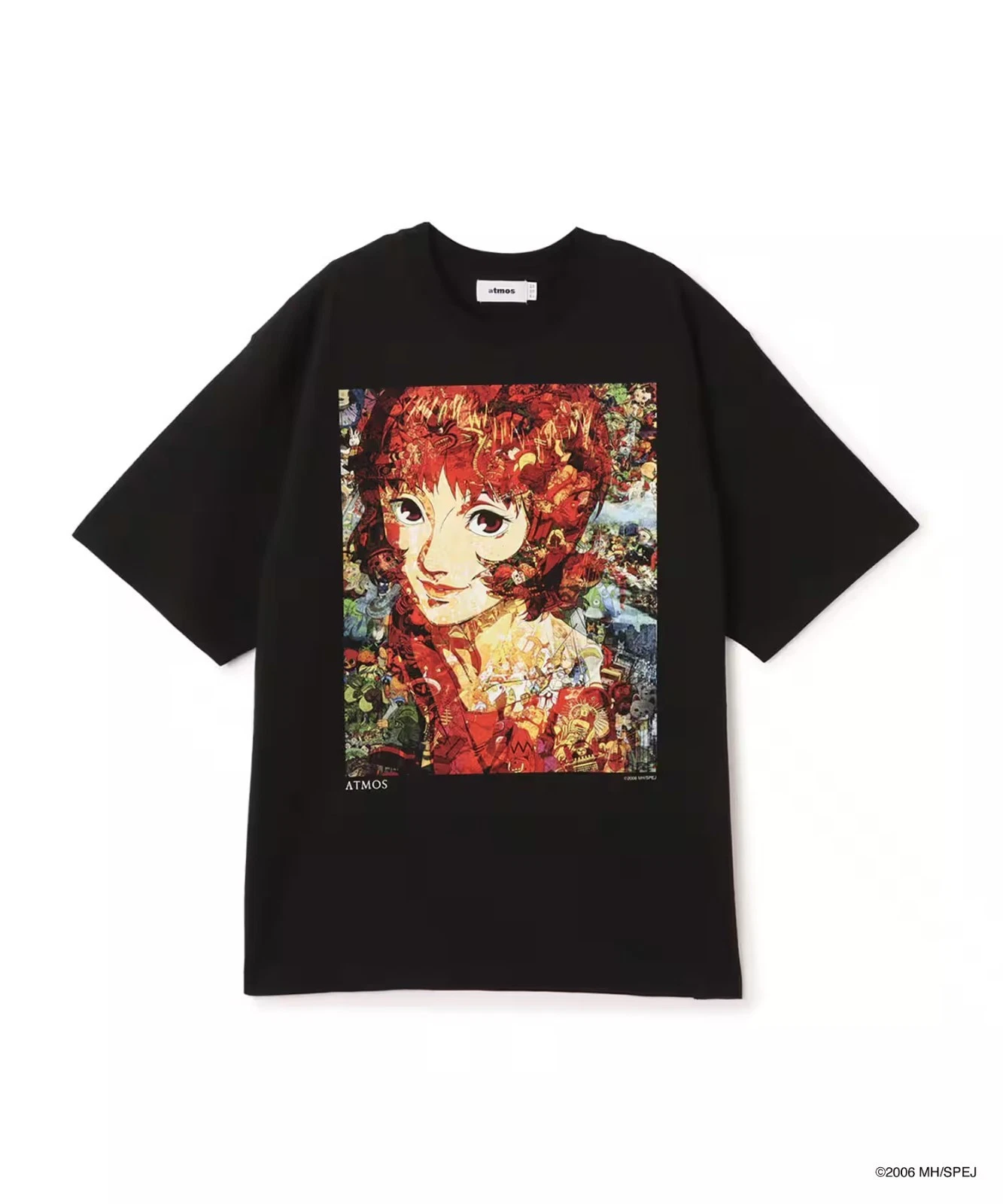 Paprika x atmos T-shirt 2 black front view