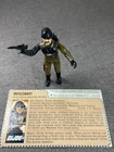 Gi Joe 1983 Hasbro Major Bludd Mail Away Uncut File Card Ultra Rare & tight fig